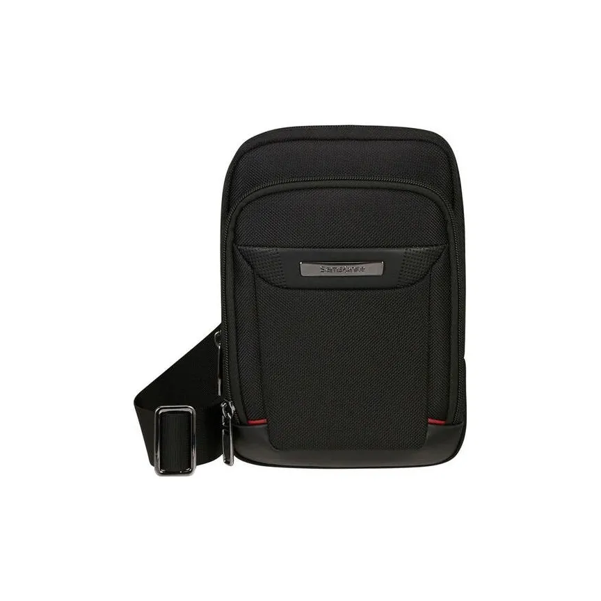 SAMSONITE Nylon Messenger Bag Shoulder Bag Small Men's Black