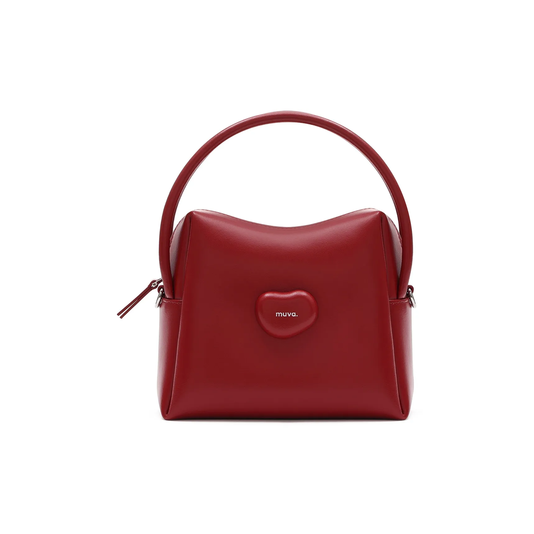 MUVA Cow Leather Handbag Trumpets Women's