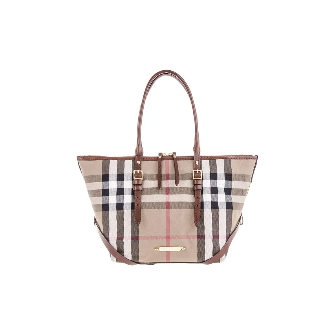 Burberry Cotton Tote Bag, Shopping Bag, Shoulder Bag, Handbag Regular Women's Brown
