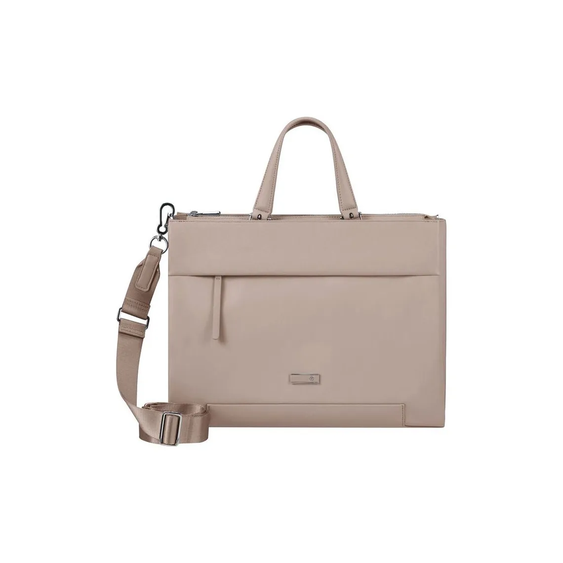 SAMSONITE Recyclable Polyester With Polyurethane Tote Bag Shopping Bag Shoulder Bag Handbag Women's Dried Rose