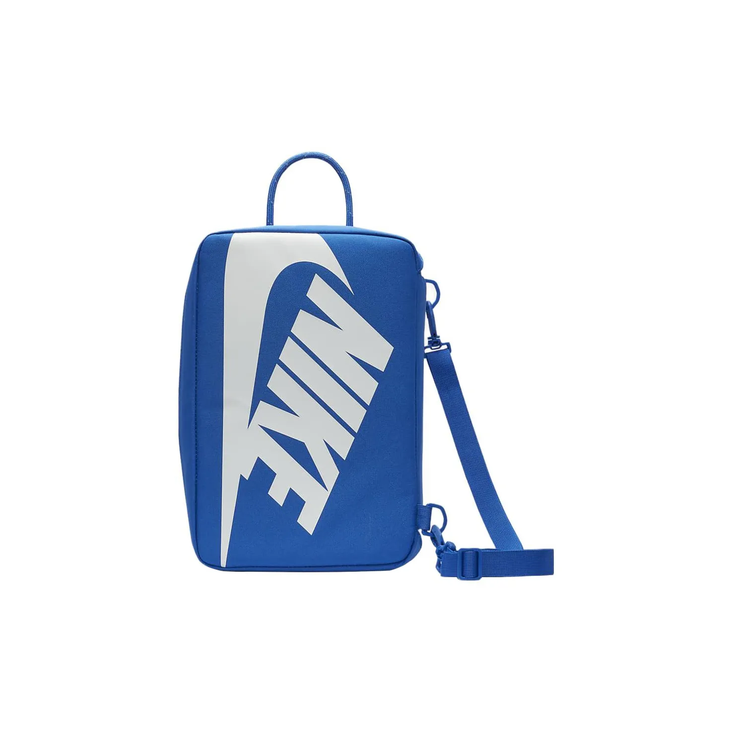 Nike Fabric Handbag Shoulder Bag Crossbody Bag Shoe Z80 Box Storage Bag Unisex Game Royal Blue & Mountain Peak White