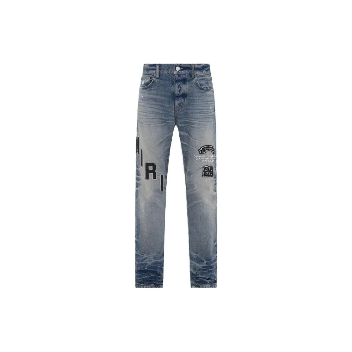 AMIRI Hockey Logo Straight Jean