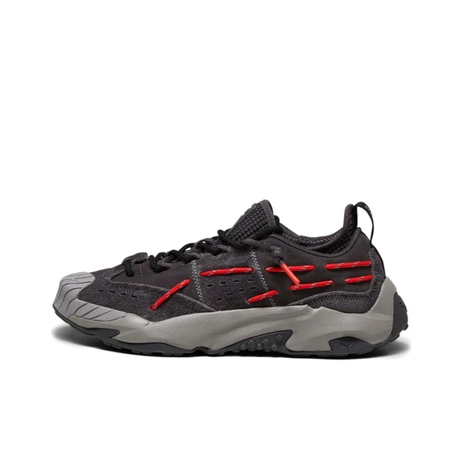 PUMA Plexus Амортизация Износостойкий Низкий Топ Casual Унисекс Угольный Черный