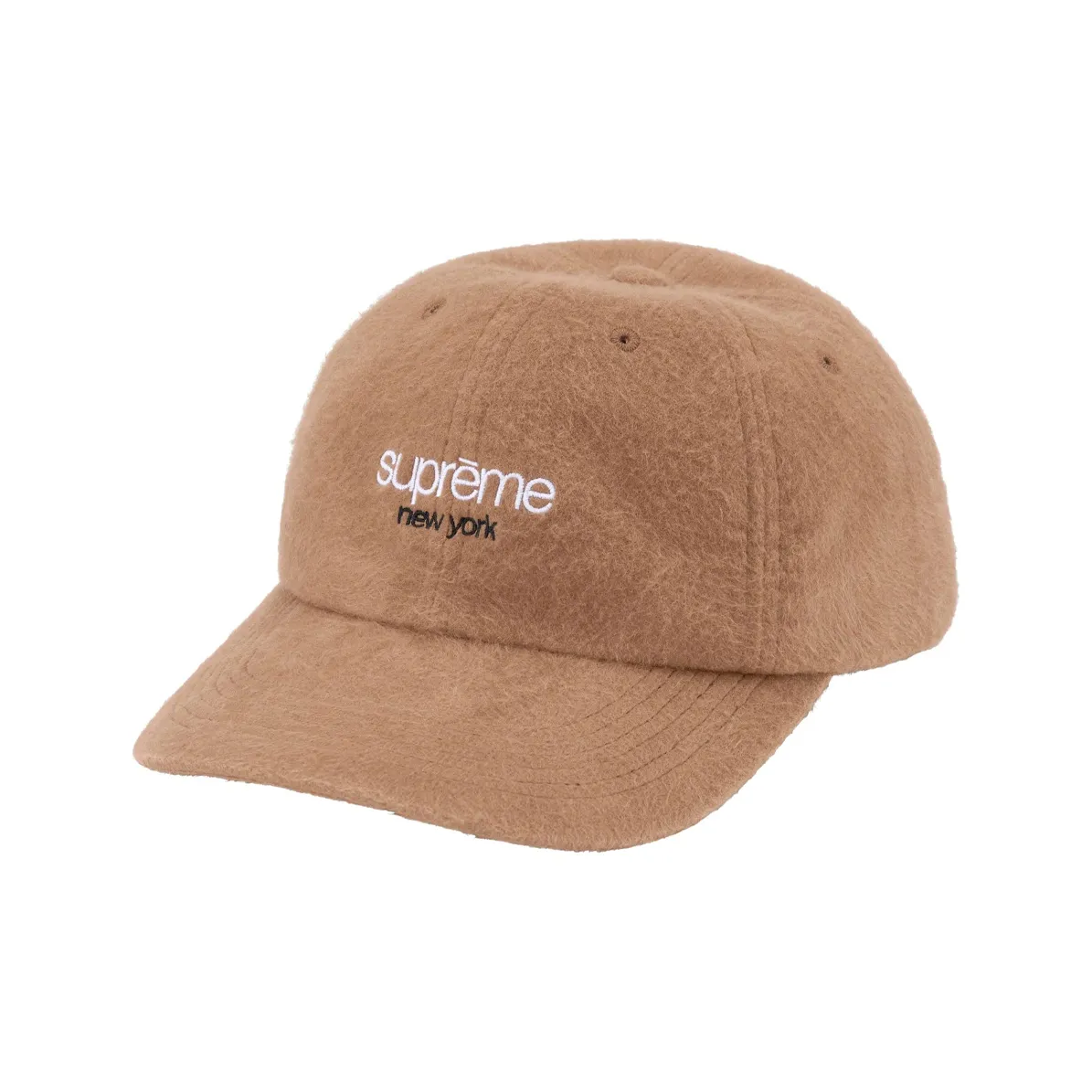 Supreme Чесаный хлопок Кепки Унисекс Коричневый