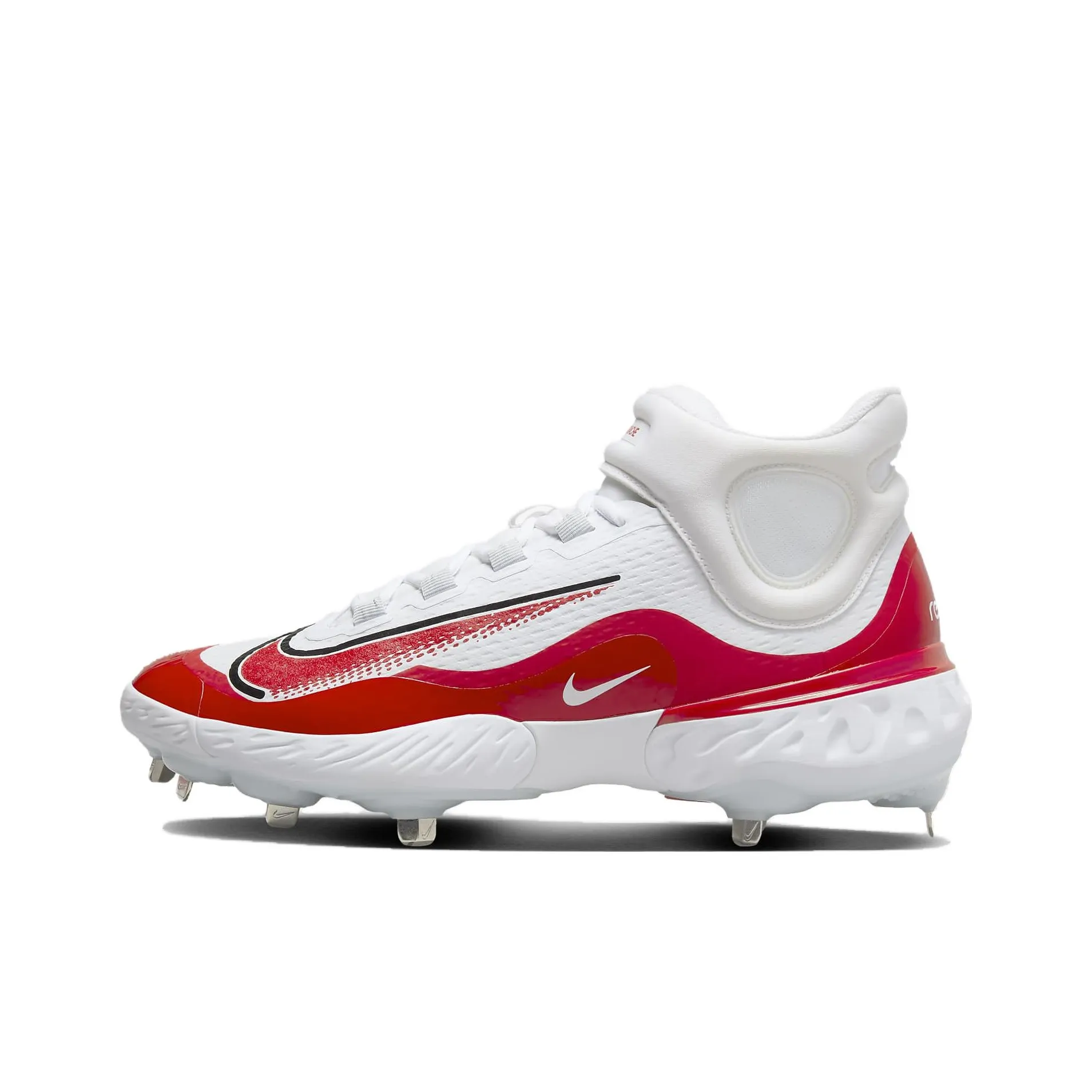 Nike Alpha Huarache NXT Slip-Resistant Abrasion-Resistant MID Топ Тренировочные Кроссовки Мужские Красный Белый