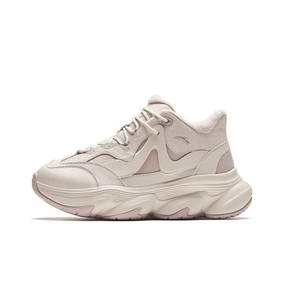 ANTA Амортизация Износостойкий MID Топ Толстая подошва Кроссовки Женские Серые