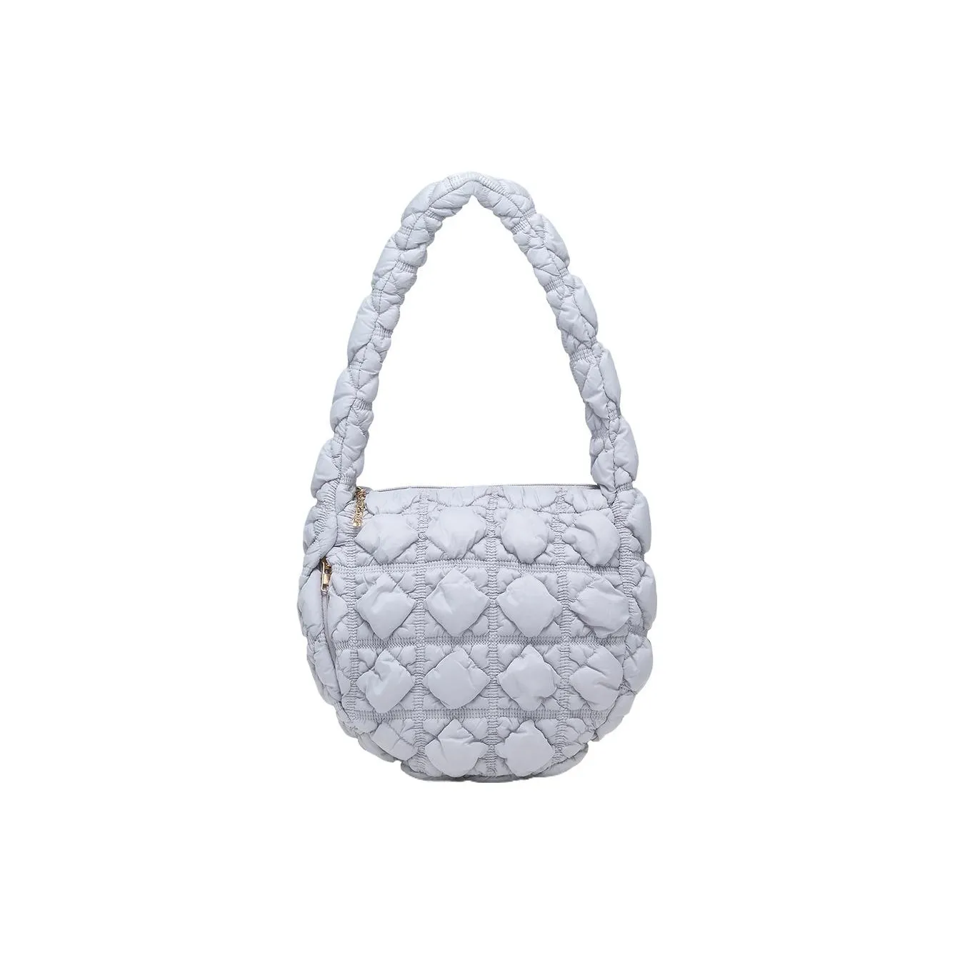 CARLYN Нейлоновая Облачная Сумка Сумка Сумка через плечо Средняя Женская Серый Синий