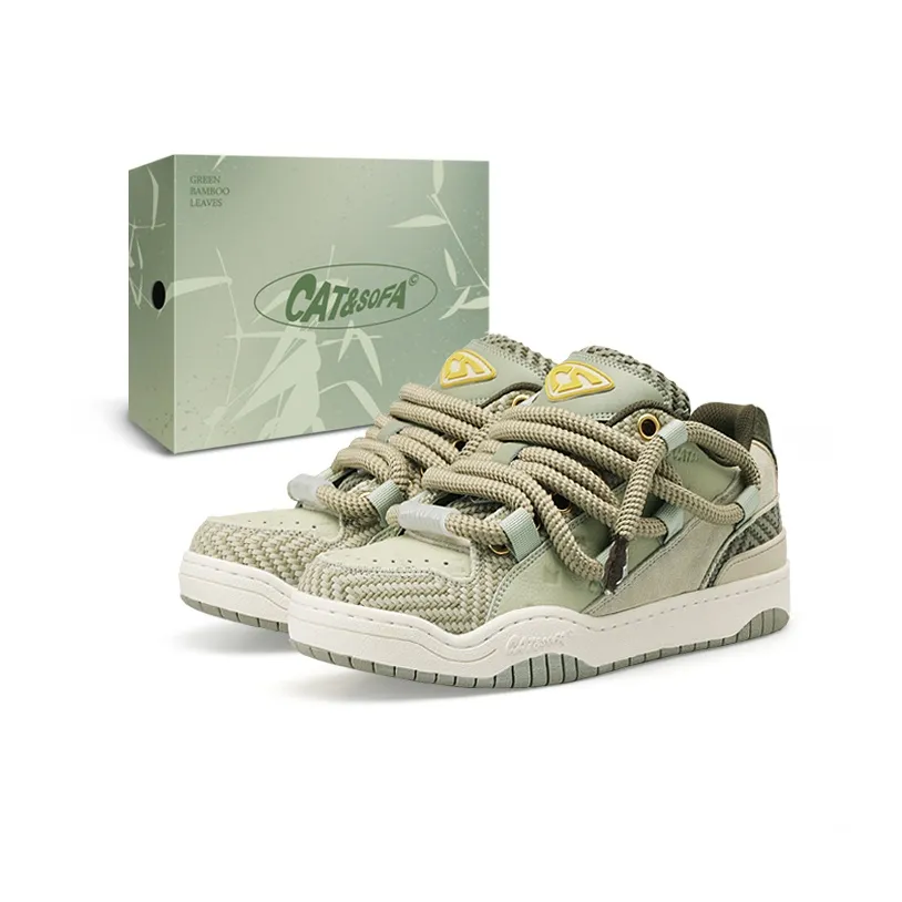 Cat&Sofa Dirty Braid Series Skateboarding Shoes Unisex Swag