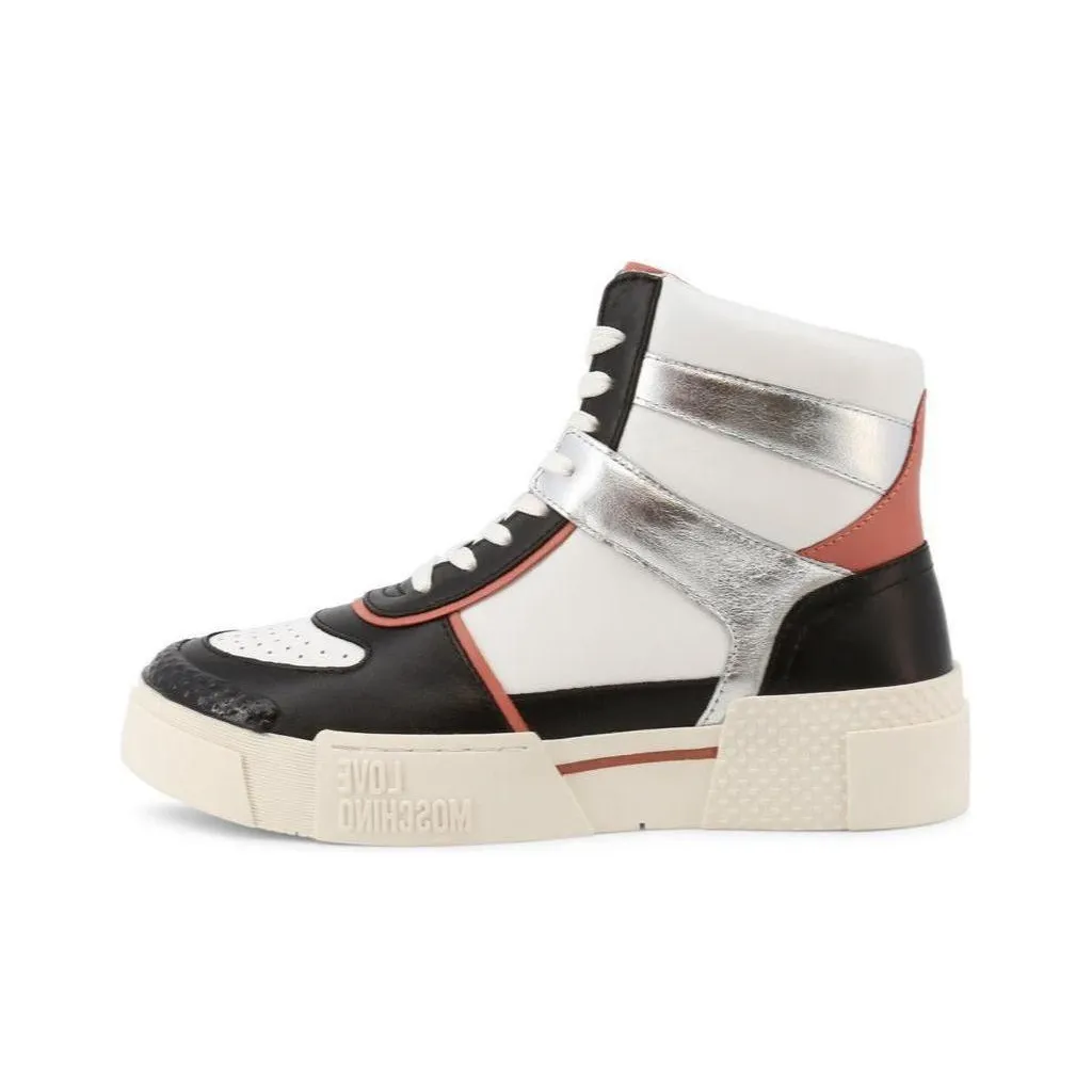 LOVE MOSCHINO Skateboard Shoes Women's High top Black