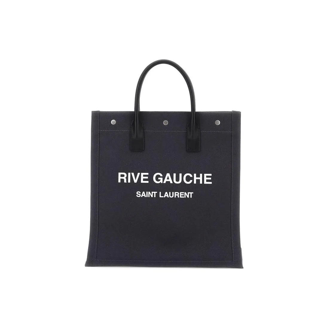 SAINT LAURENT Canvas With Cotton Tote Bag, Shopping Bag, Canvas Bag, Handbag Men's Marine Blue
