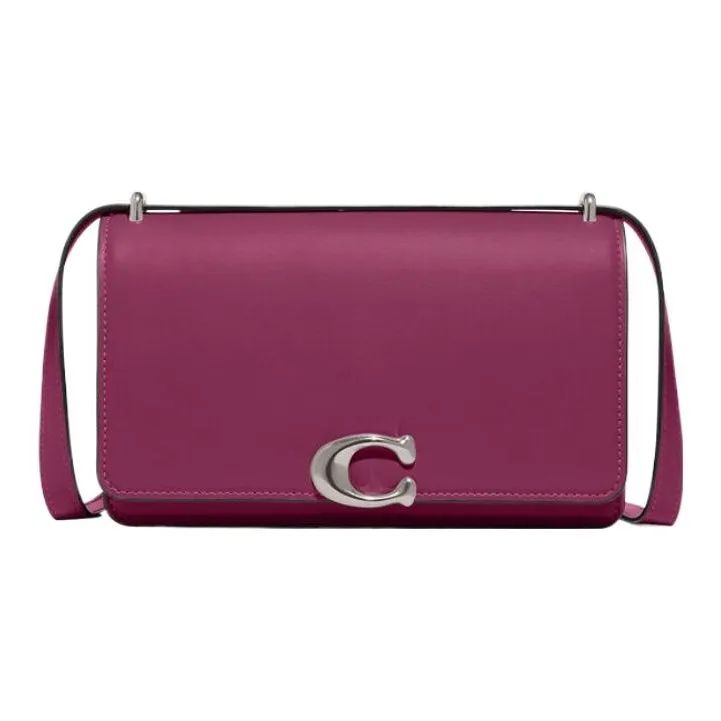 COACH Bandit Телячья кожа Сумка через плечо Сумка на плечо Женская Темно-сливовый