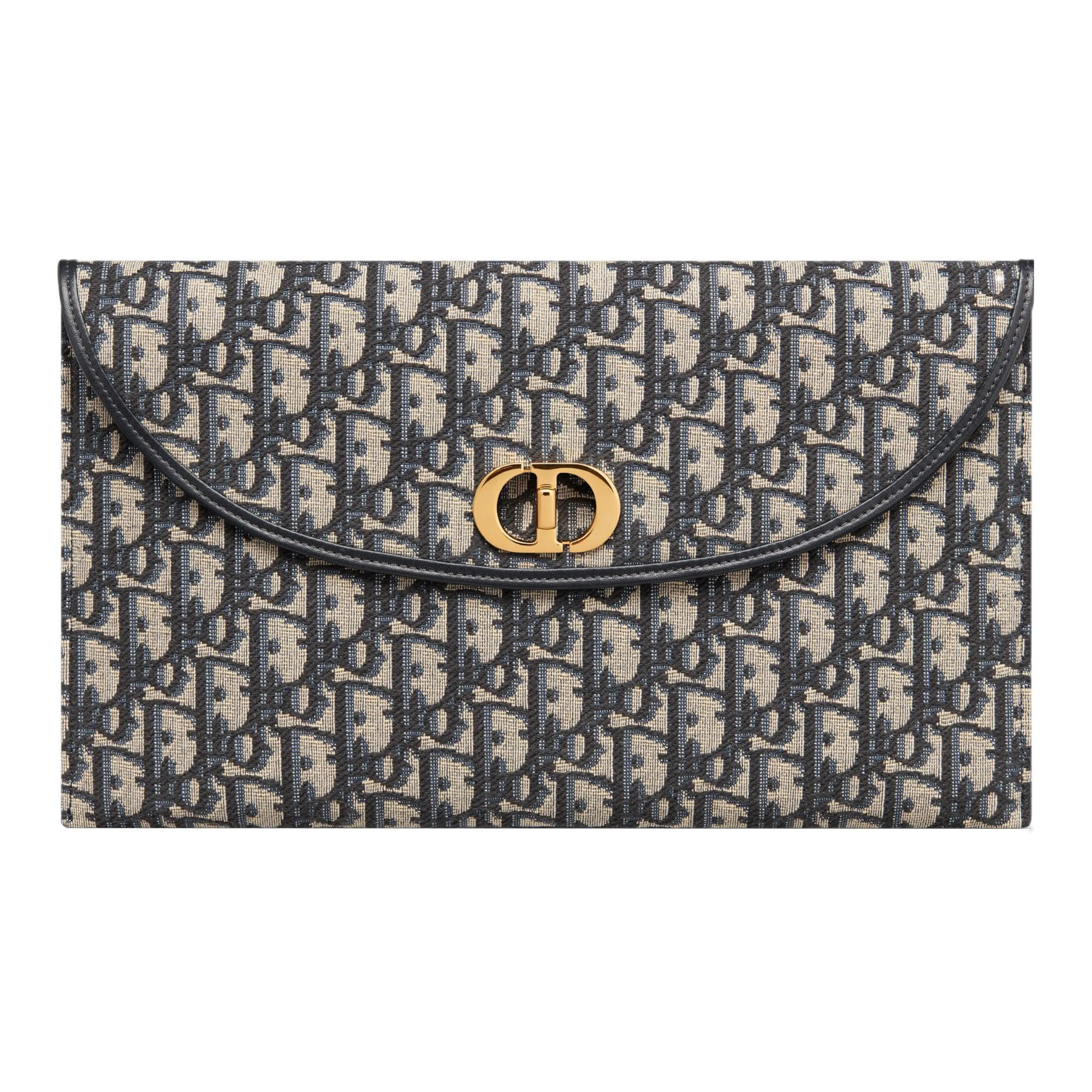 DIOR Fabric Clutch Women's Blue
