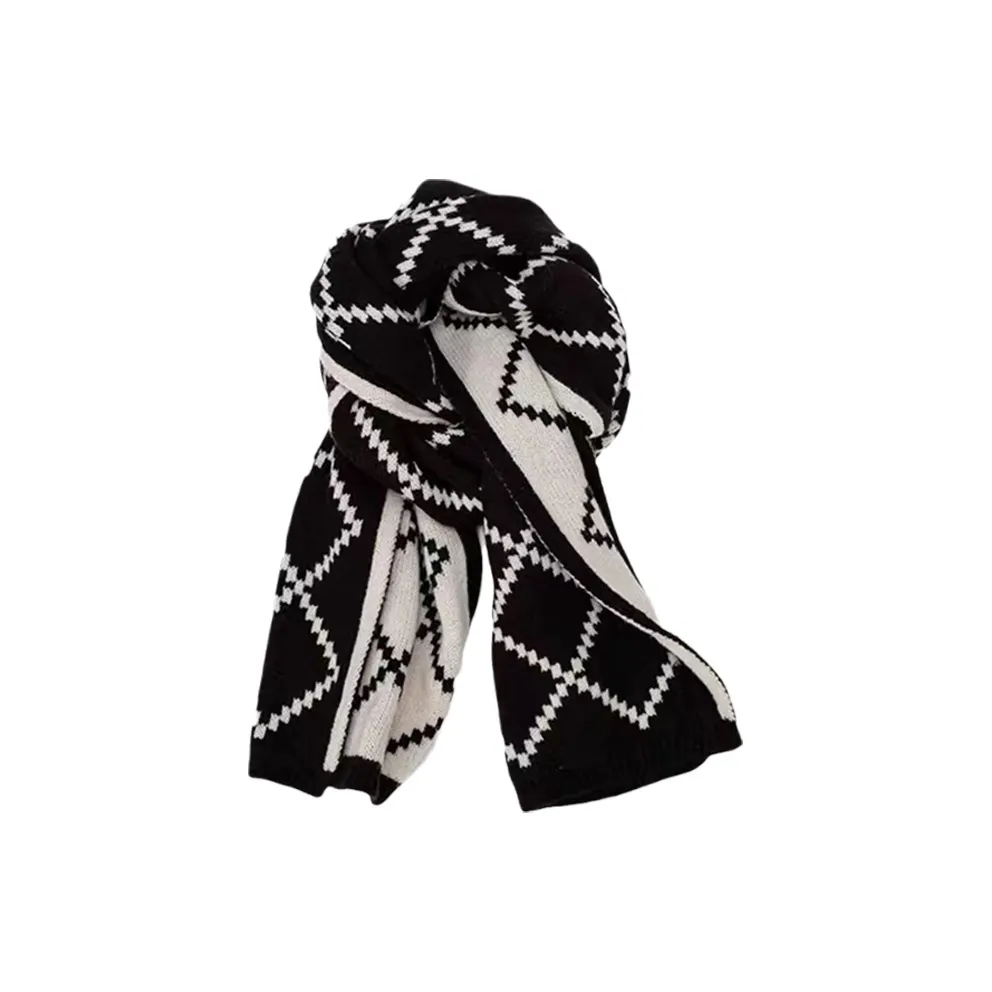 US8ACC Искусственный кашемир Вязаные шарфы Женские