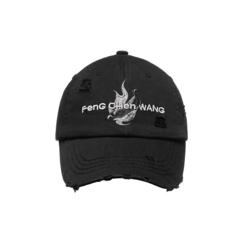 Feng Chen Wang Вышивка Кепки Унисекс Черный