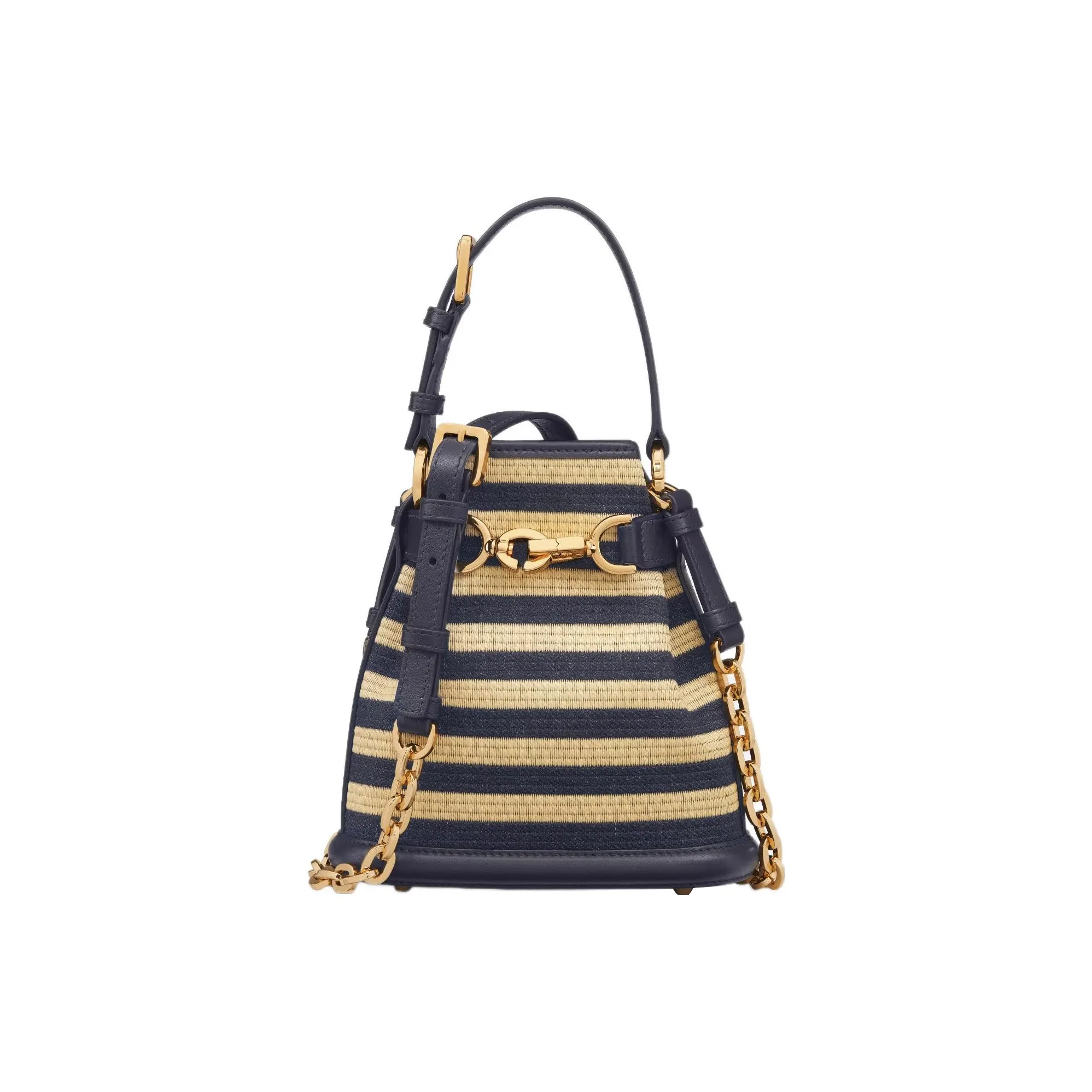 DIOR C'est Dior Raffia Grass Shoulder Bag, Crossbody Bag, Handbag Trumpets Women's Natural/Denim Blue