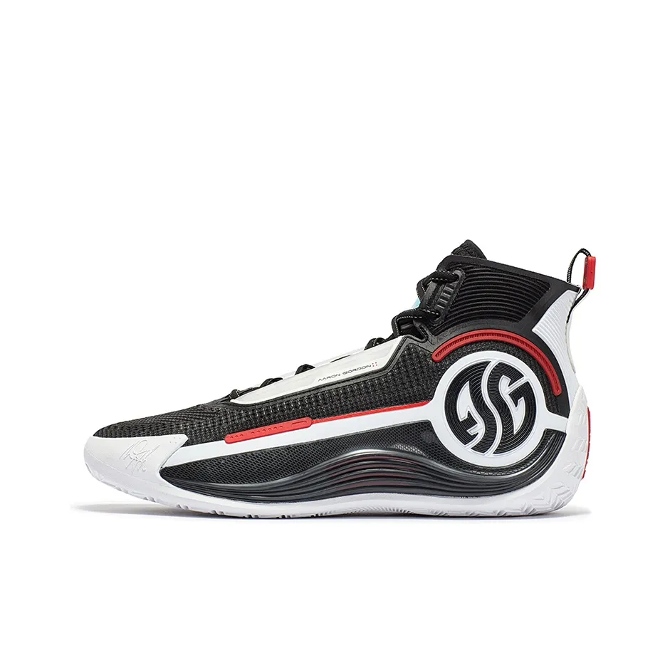 361° AG4 Баскетбольные кроссовки Высокий верх Белый Черный Мужской