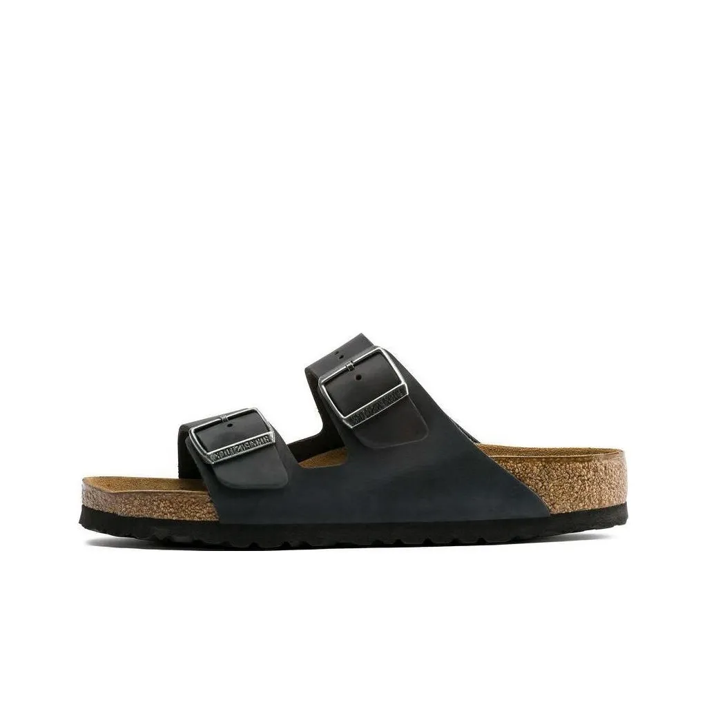Birkenstock Arizona Soft Footbed Oiled Leather 'Black'