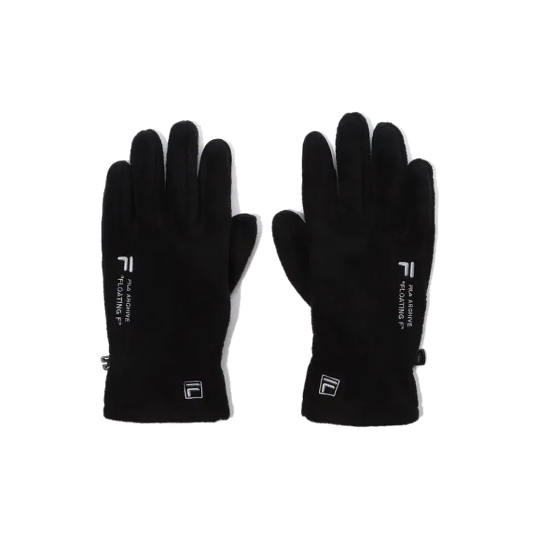 FILA Polyester Gloves Unisex Black