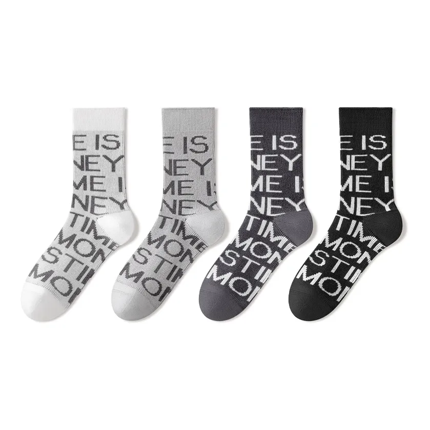 B&C.Room Mid Calf Socks Men's 4 Pack