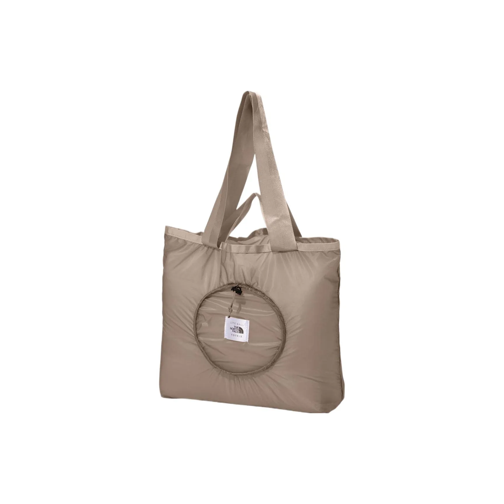 THE NORTH FACE Tote Bag, Shopping Bag, Shoulder Bag, Handbag, Outdoor Bag Ultra Light Nylon Sandy Taupe Unisex