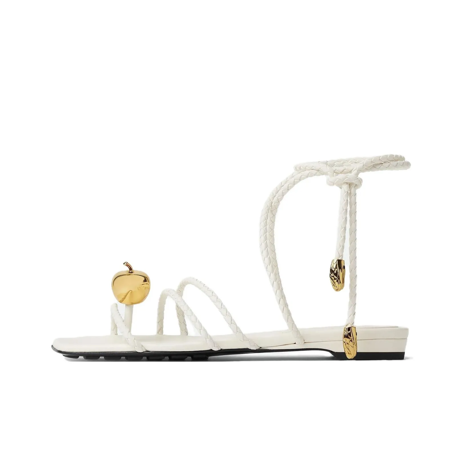 Bottega Veneta Adam One Strap Sandals Women's White