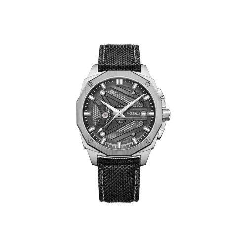 ROSSINI Автоматический Механический Movement Мужские Часы Medallion Collection 42mm*42mm*12,2mm Черные