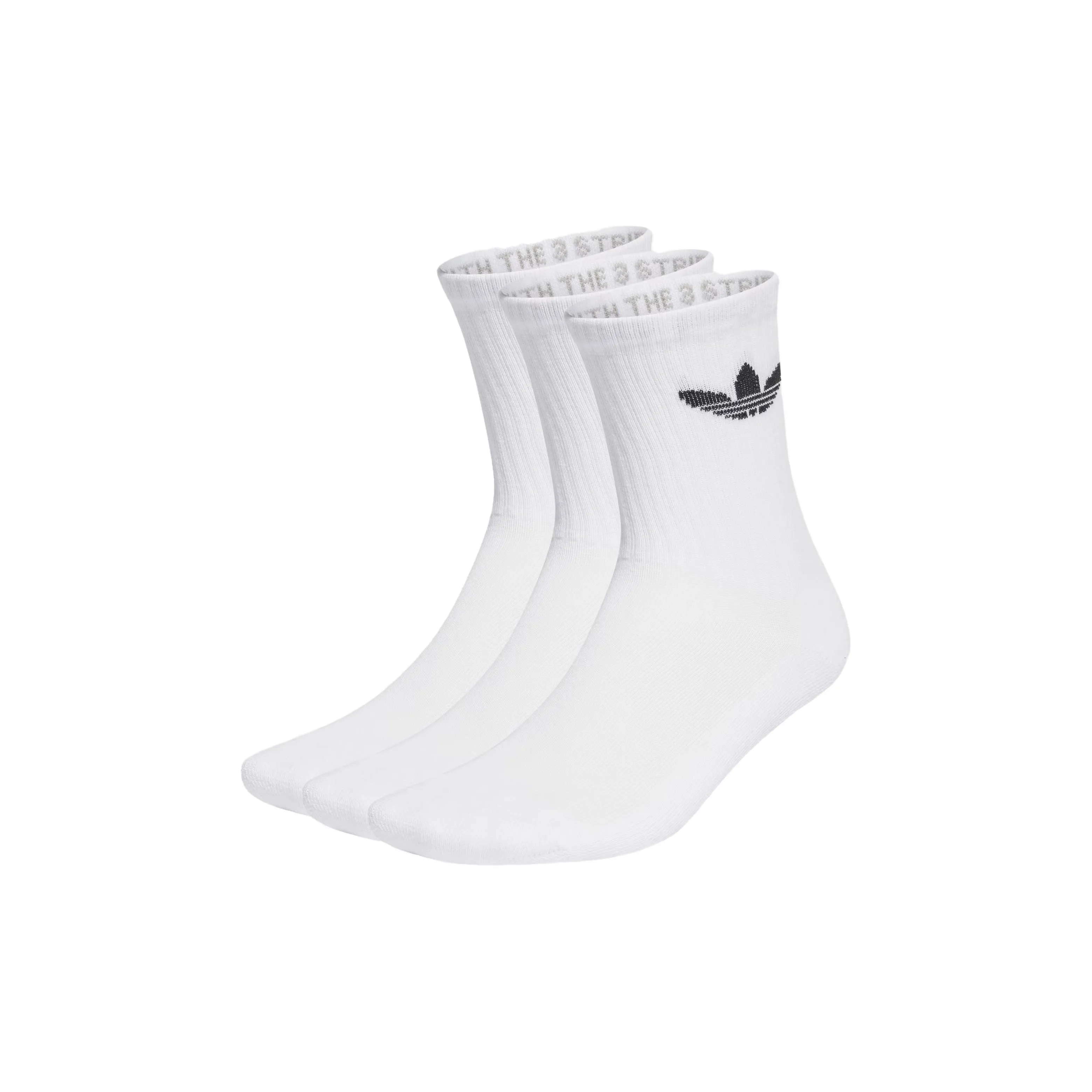 Adidas Originals Носки Crew Унисекс 3 упаковки белые