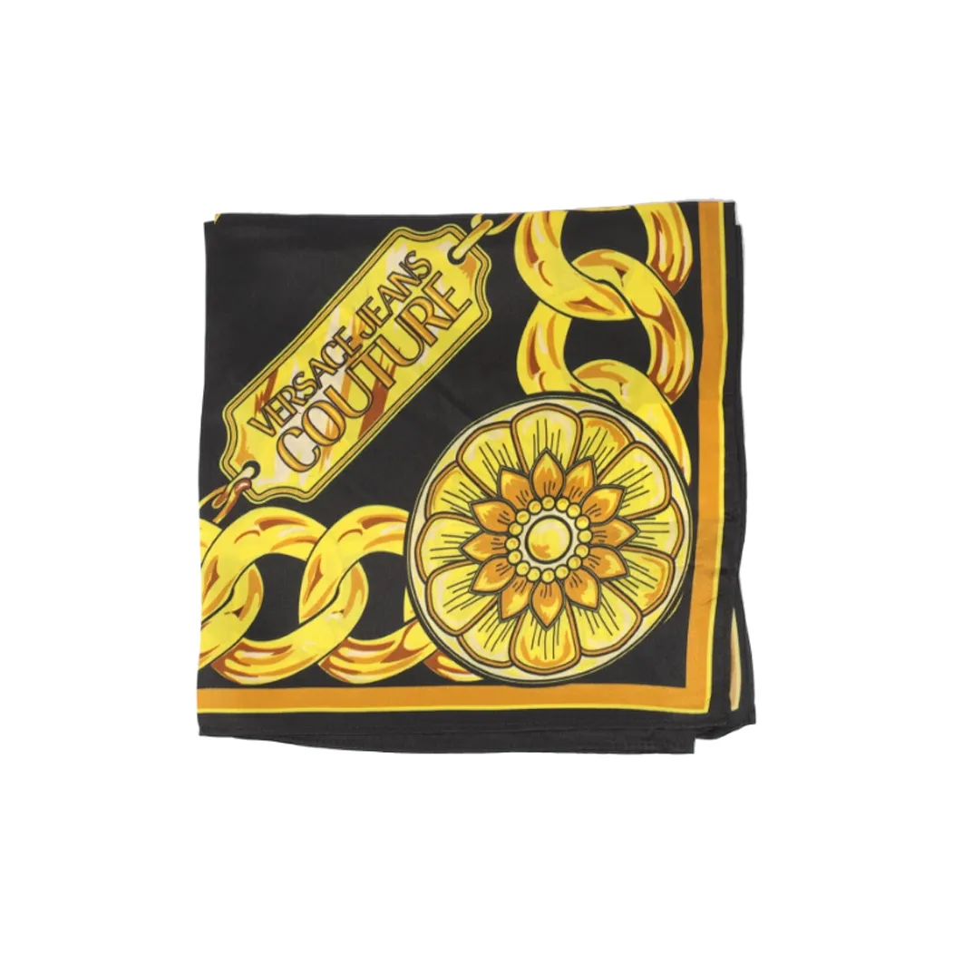 VERSACE JEANS COUTURE Шелковые шарфы Женские Многоцветные
