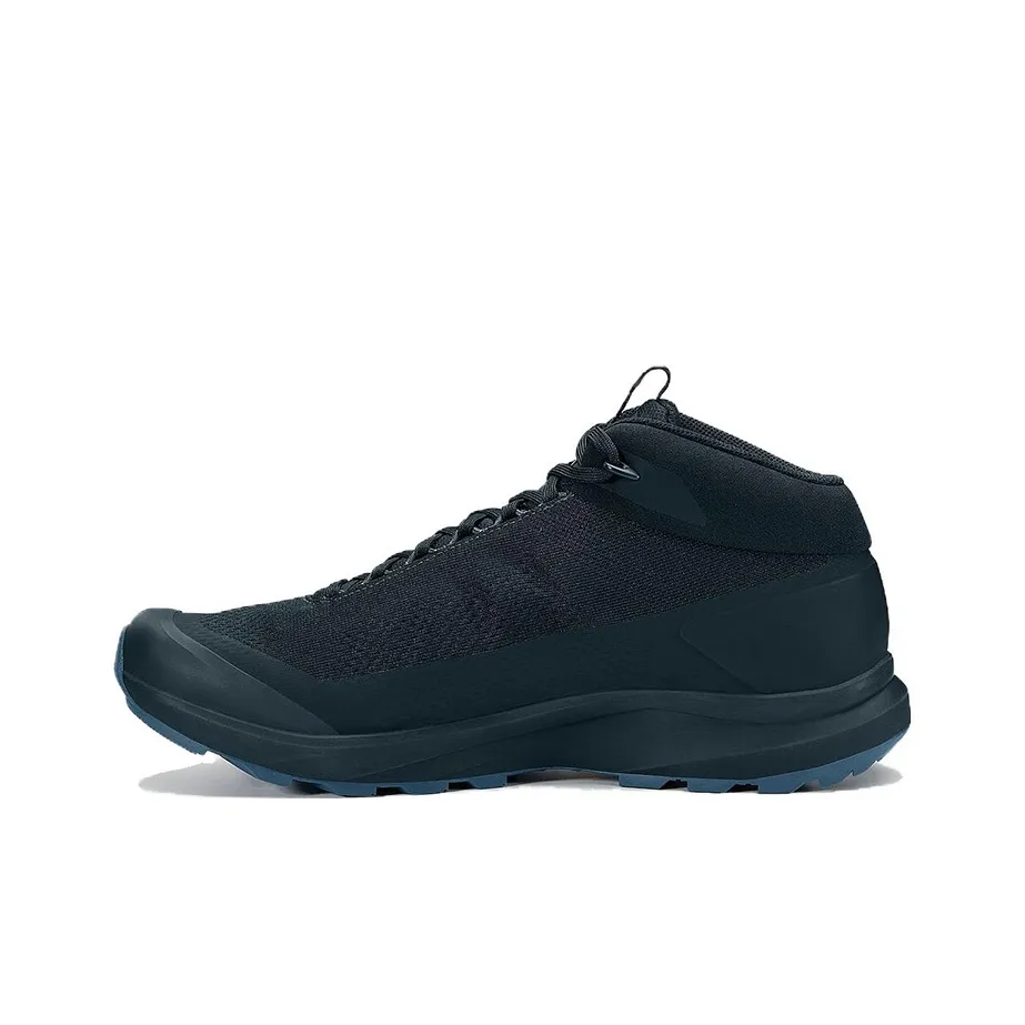 Arcteryx Aerios Cushioning, Wear Resistant Mid Top Outdoor Shoes Unisex Black Green
