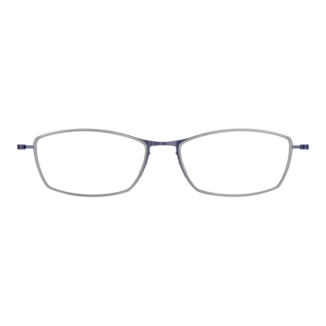 LINDBERG   Irregular Shape Eyeglass Frames Unisex Blue