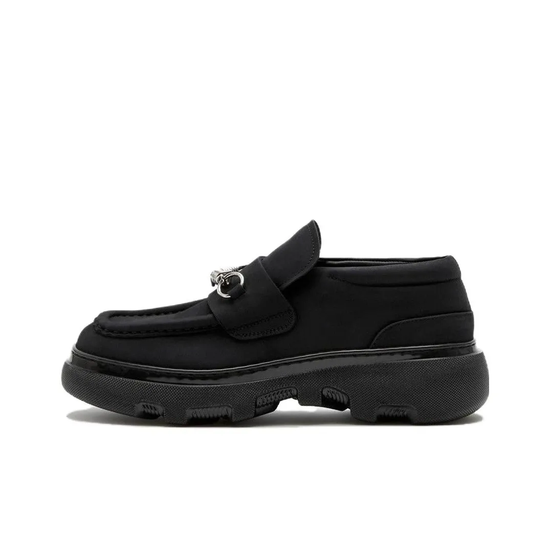 Burberry Creeper Clamp Loafers Women's Black