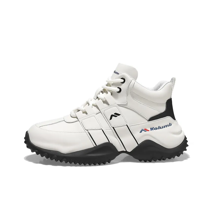 KOLUMB MID Топ Casual Мужской Белый