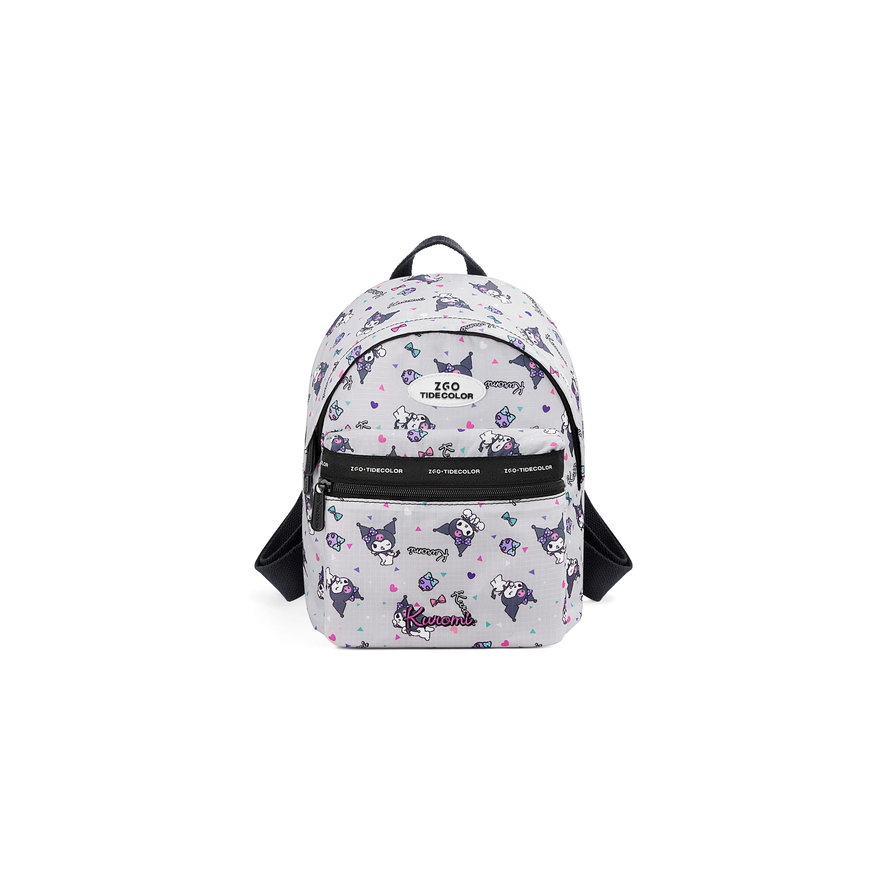 Zgo Sanrio IP Collaboration Polyester Backpack Medium Size Women's Stone Gray
