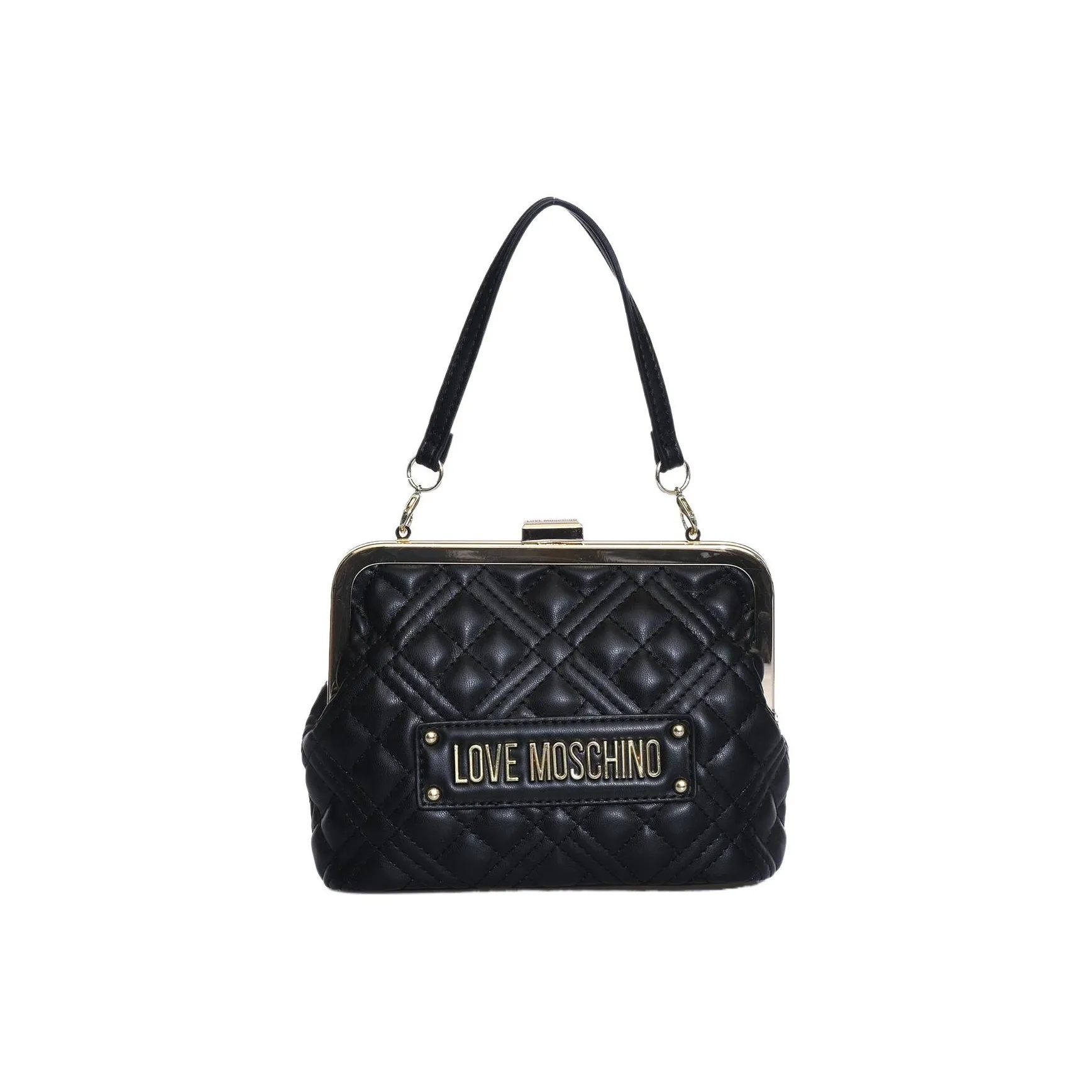 LOVE MOSCHINO Полиуретан Сумка Сумка через плечо Сумка через плечо Женская Черная