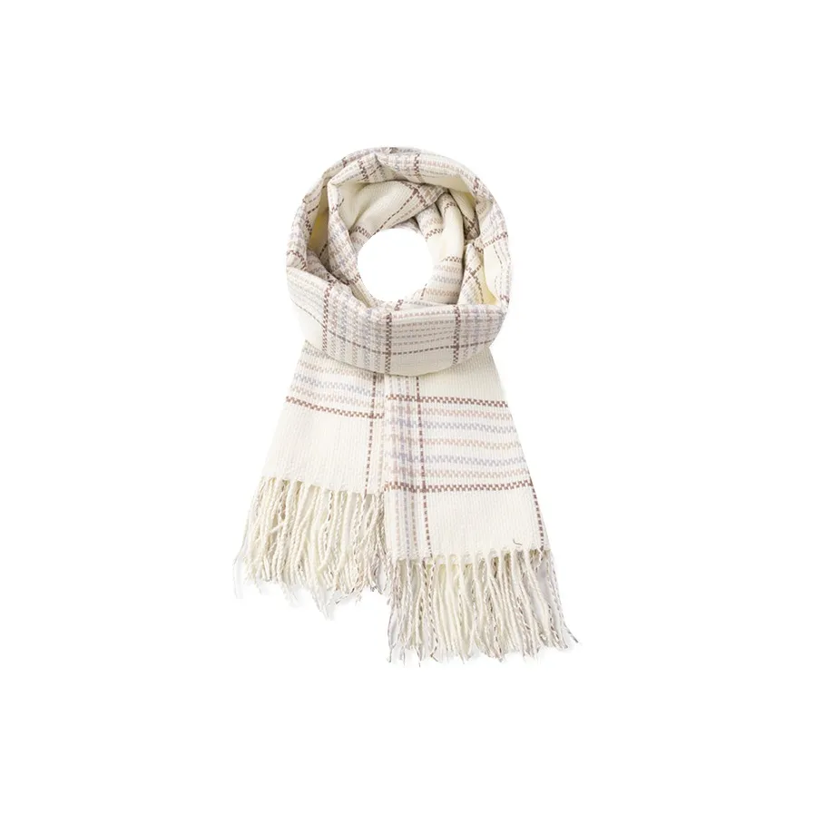 ALIEN BANG Faux Cashmere Knit Scarves Unisex