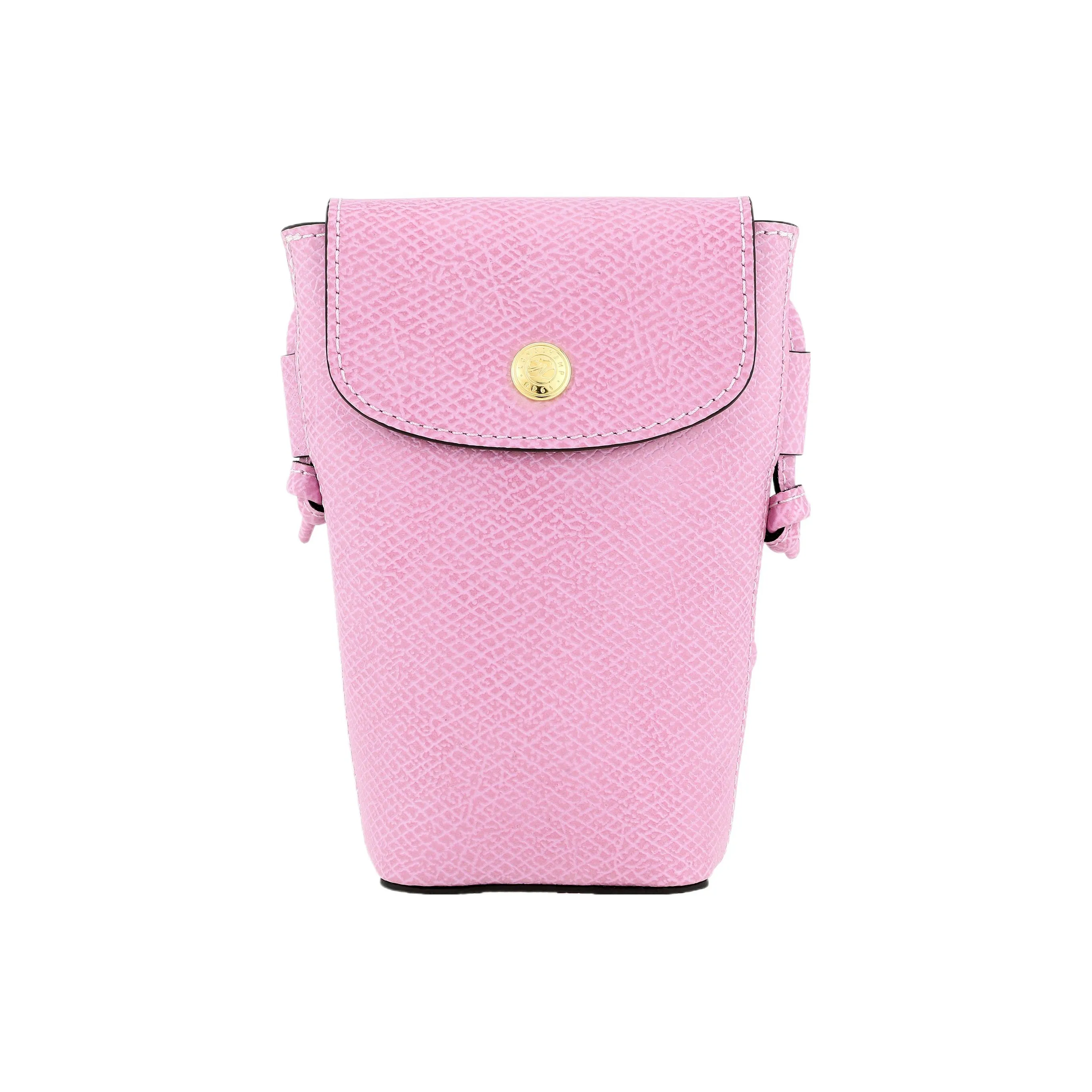 LONGCHAMP Épure Cow Leather Shoulder Bag Crossbody Bag Cell Phone Pouch Women's Pink