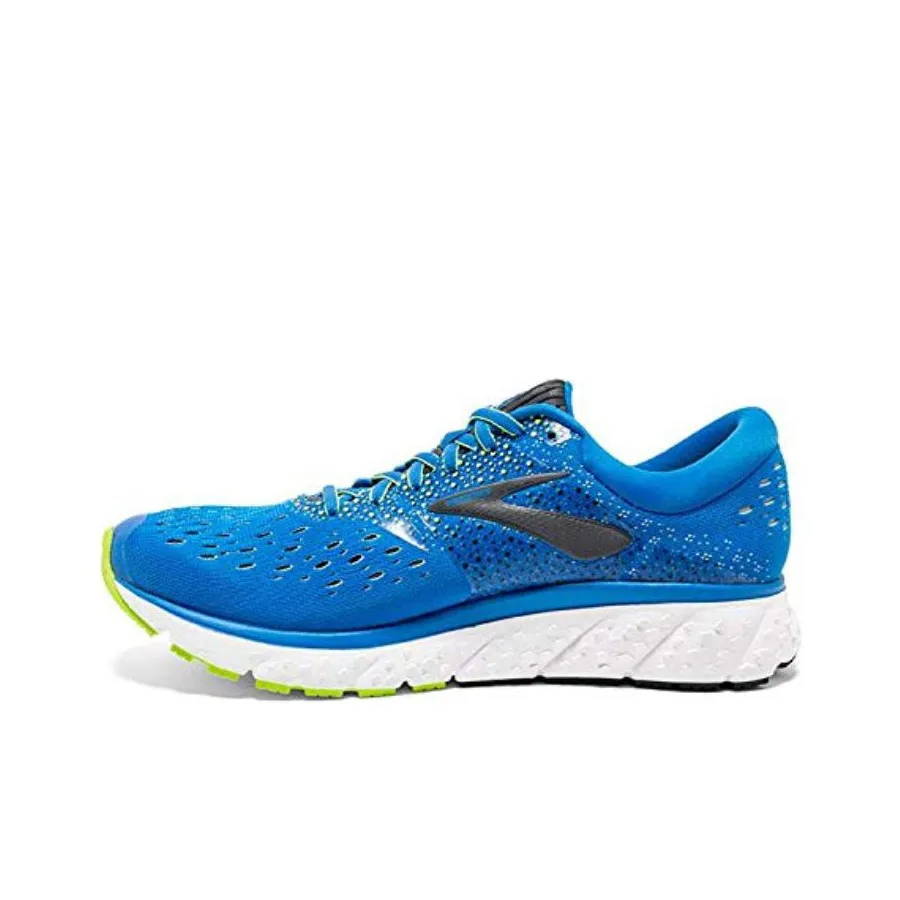 Brooks Glycerin 16 Амортизация и Дышащий Низкий Топ Беговые кроссовки Мужской Синий