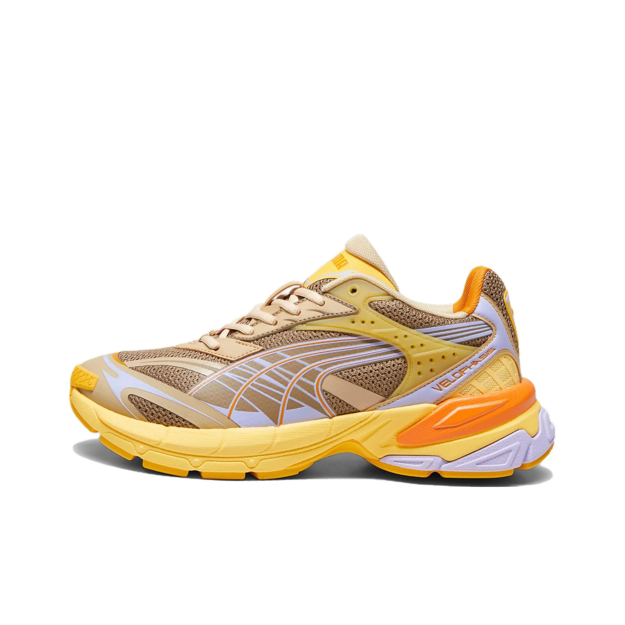 PUMA Velophasis Аbrasion Resistant Покрытие Низкий Топ Casual Унисекс Желтый