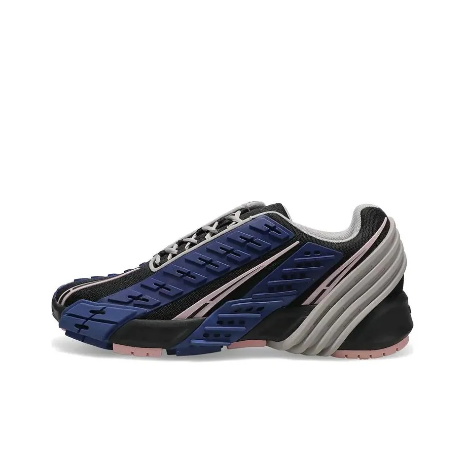 Atmos x DIESEL S Prototype Low Wear Resistant Low Top Casual Shoes Men's Black Blue