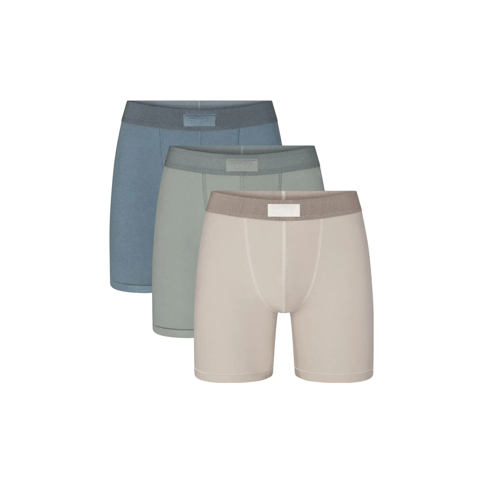 SKIMS FW23 COTTON серия 3 упаковки Многоцветные Мужские боксер-шорты