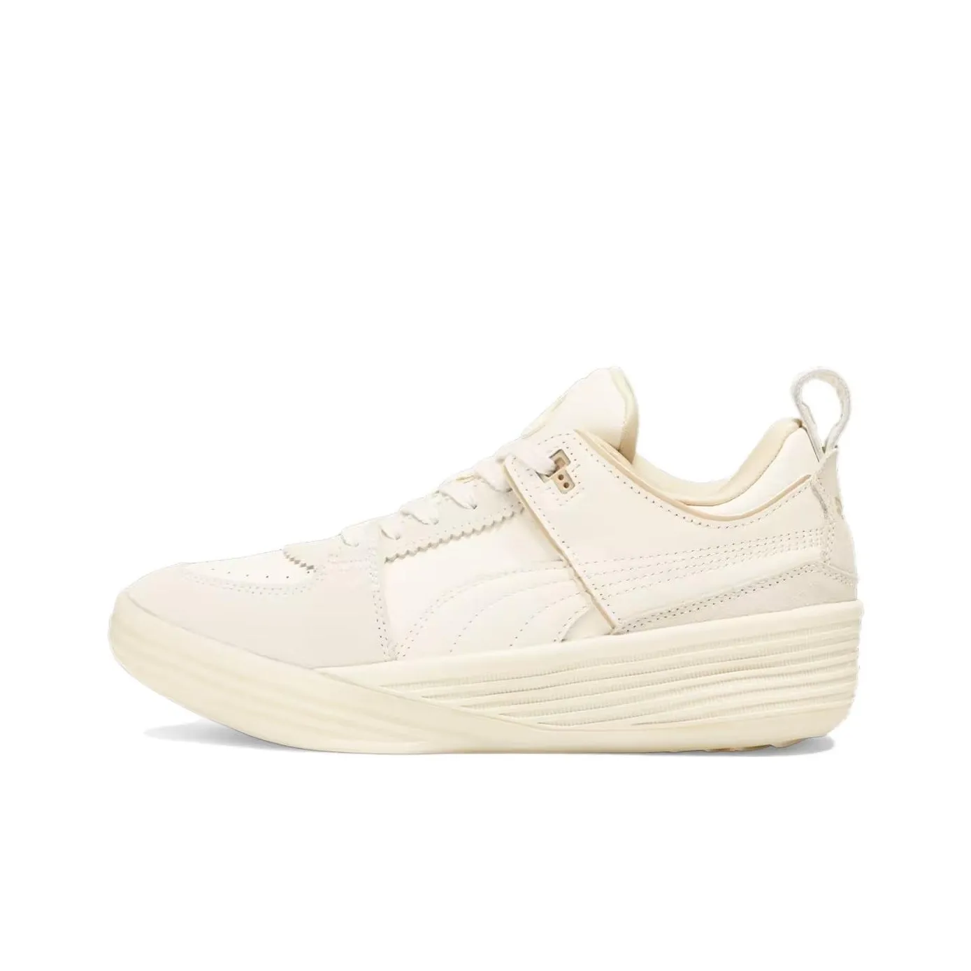 PUMA All Pro Nitro Basketball Shoes Women's Mid Top Beige