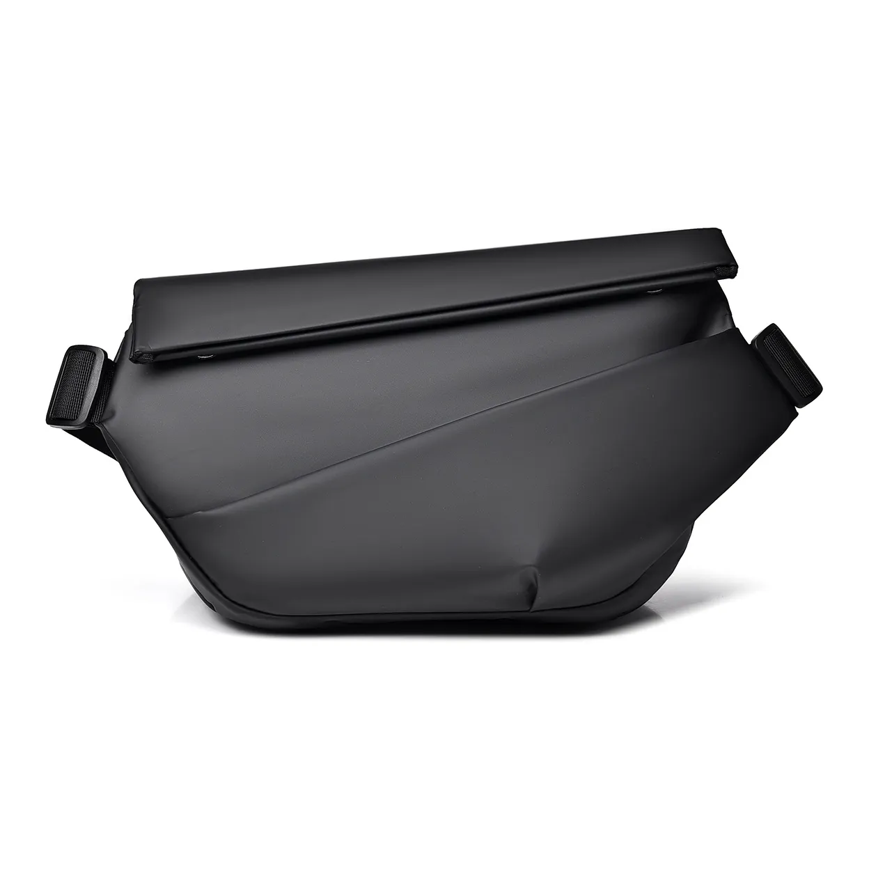 Deli Bear Nylon Cycling Bag Shoulder Bag Crossbody Bag Backpack Sling Bag Regular Men's Black/Gray