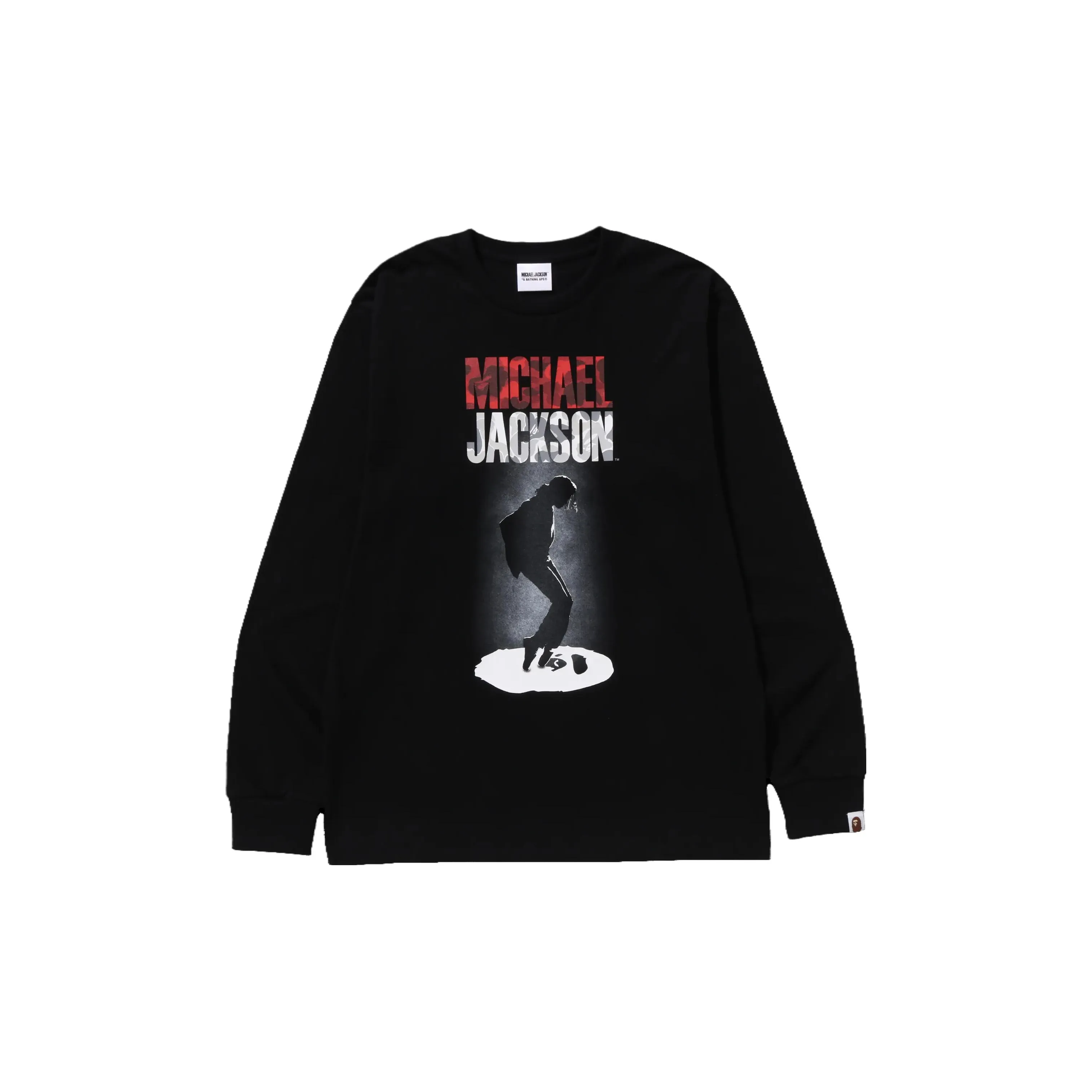 A BATHING APE X Michael Jackson L/S Tee