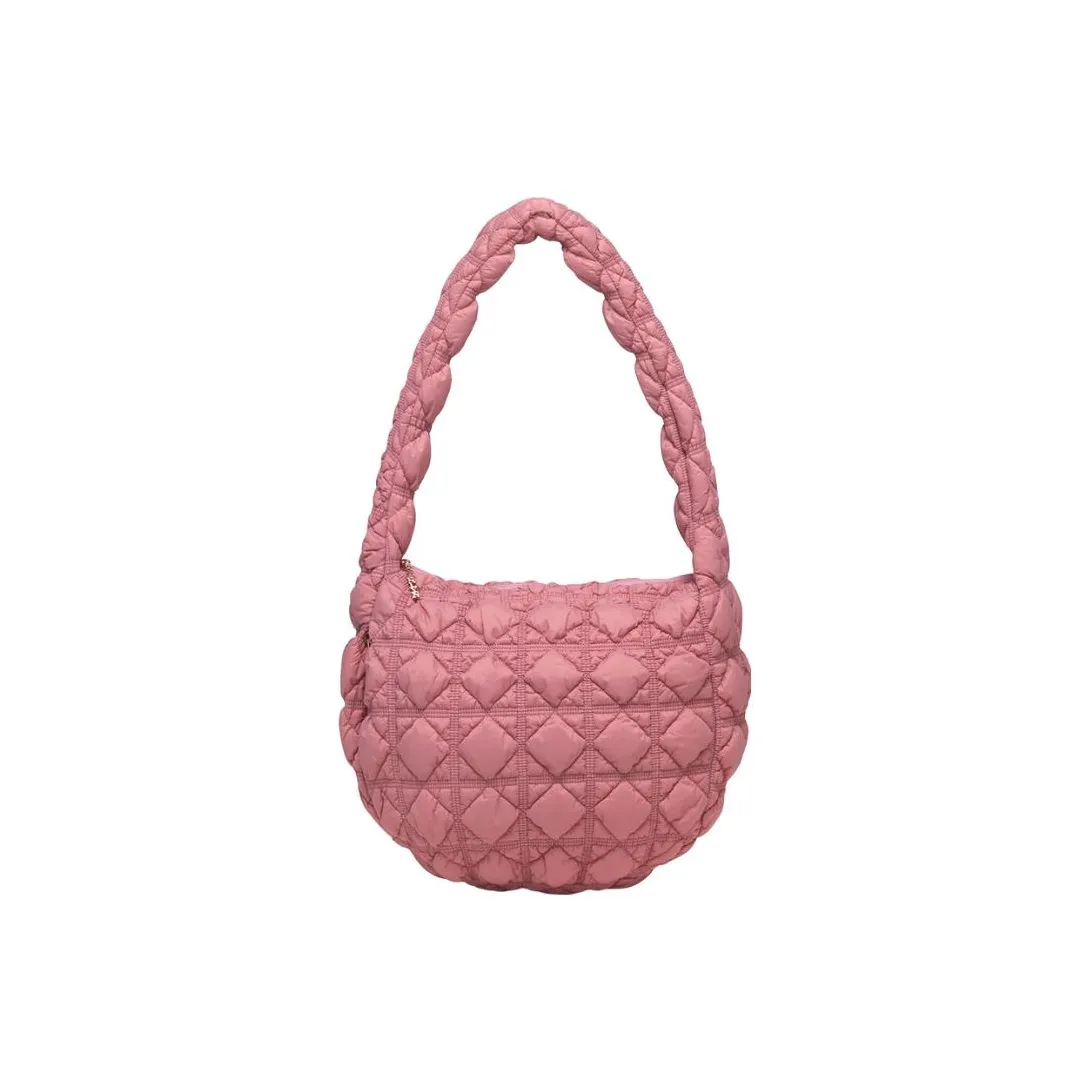 CARLYN Нейлоновая сумка через плечо сумка на плечо большая женская розовая