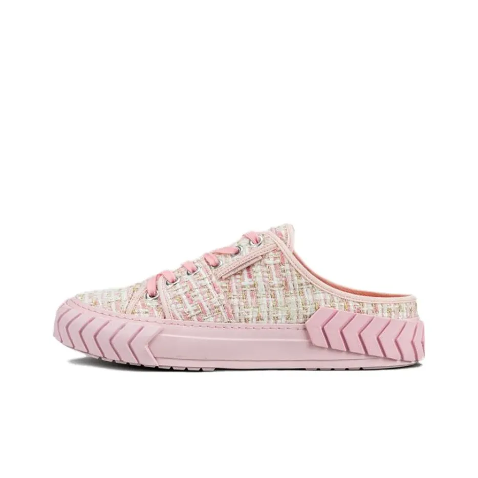 Both Резиновая подошва Домашние тапочки Женские Розовый