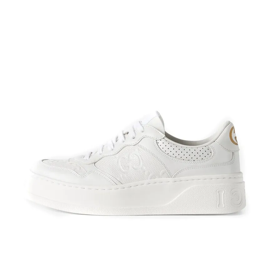 GUCCI Women's Gg Embossed Sneaker 'White' Women's