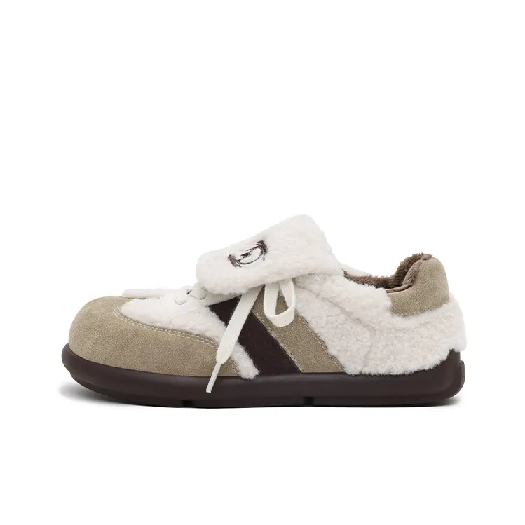 MASOOMAKE Warm And Lightweight Low Top Casual Shoes Women's