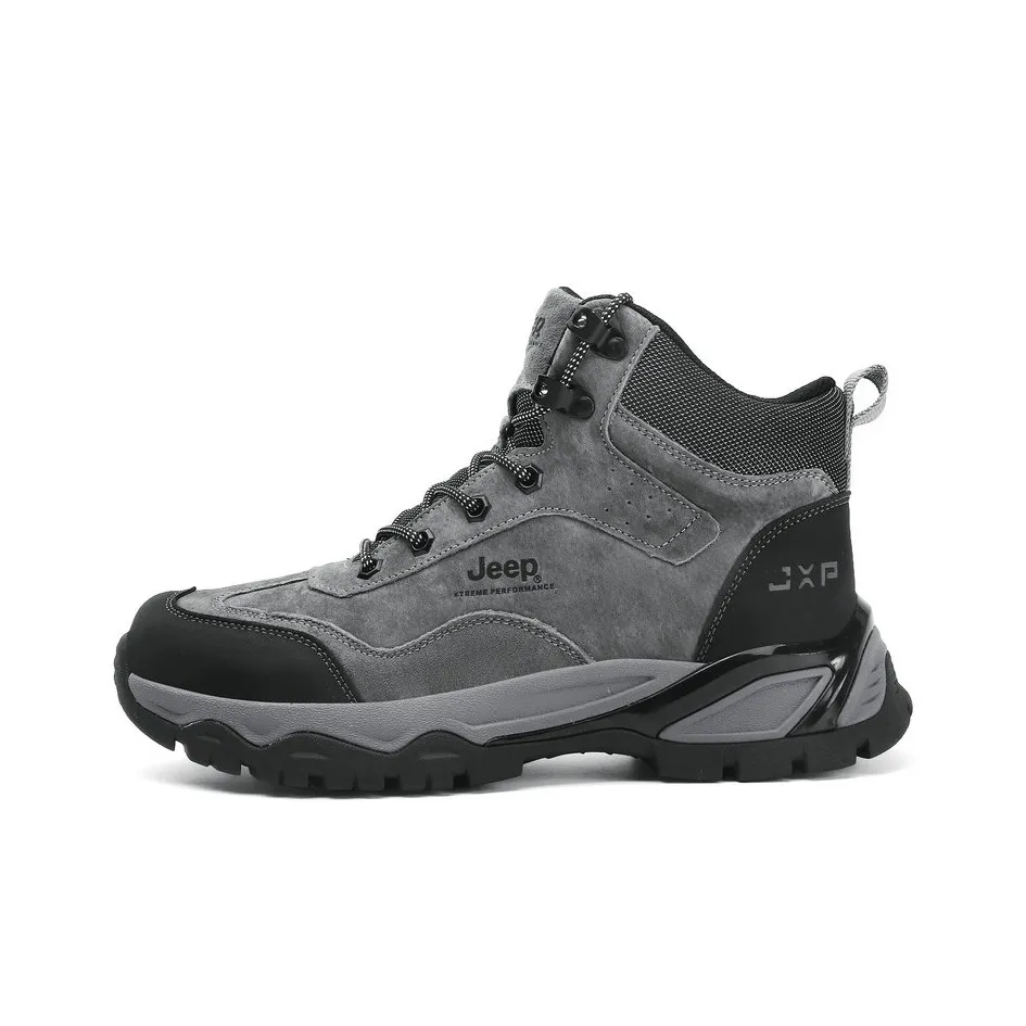 JEEP Outdoor Collection Высокие кеды для активного отдыха Мужские Серые