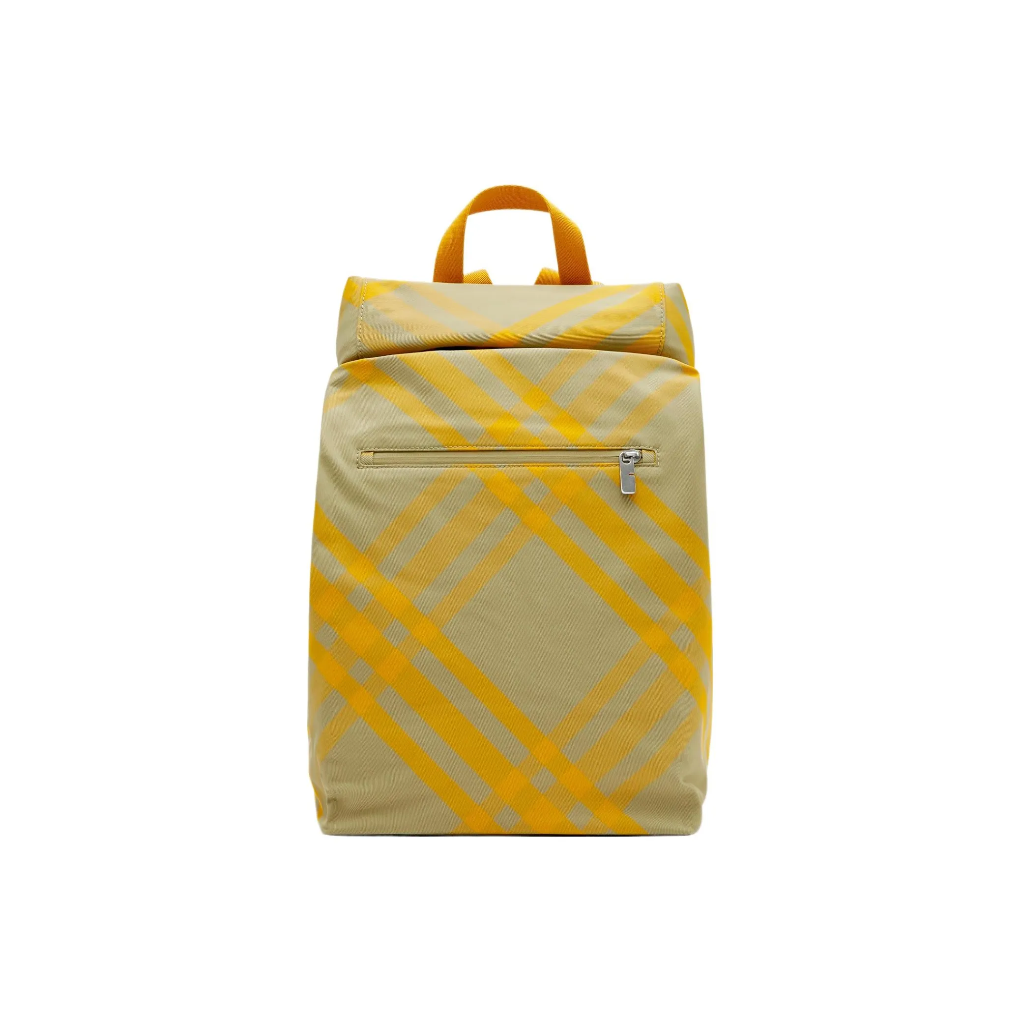 Burberry Roll Checked Backpack Yellow/Beige