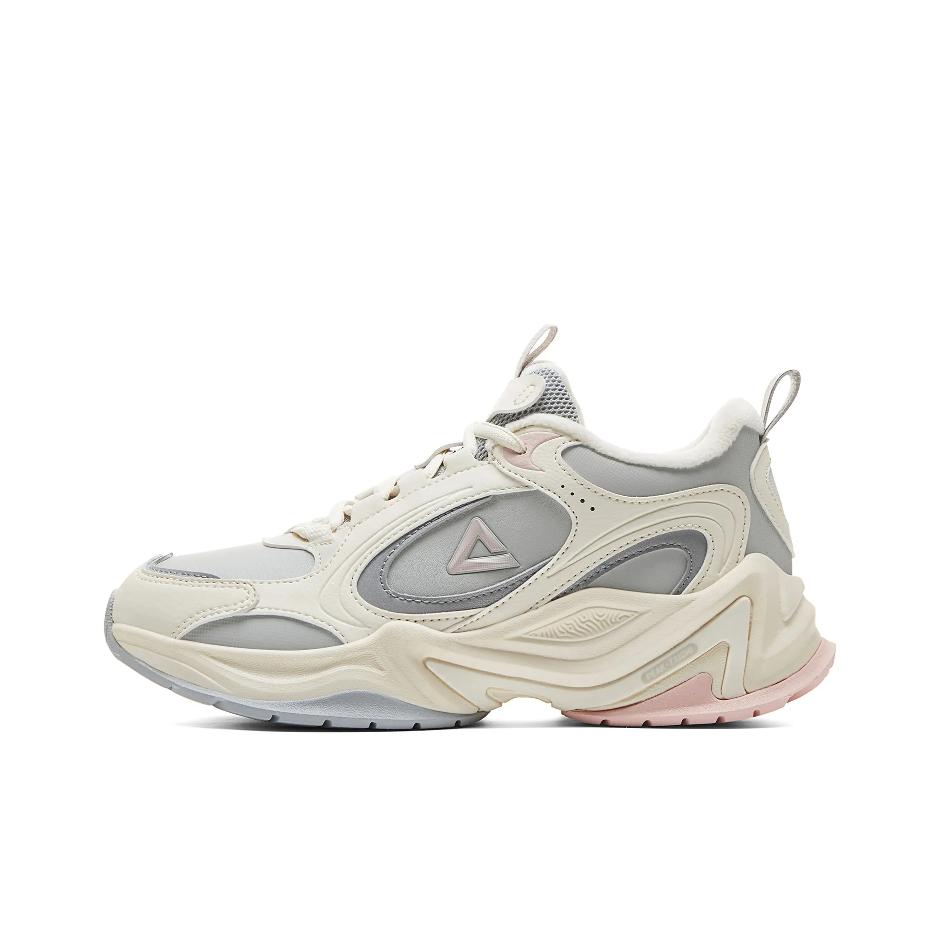 PEAK State pole source back Противоскользящий Низкий Топ Повседневная обувь Женская Серый Белый